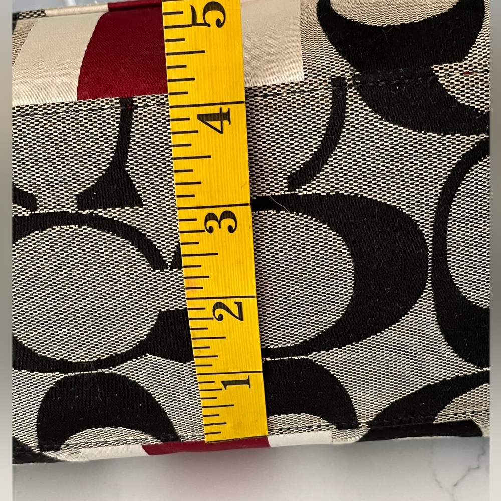 Coach Black and Red Signature Bag - Picture 12 of 16